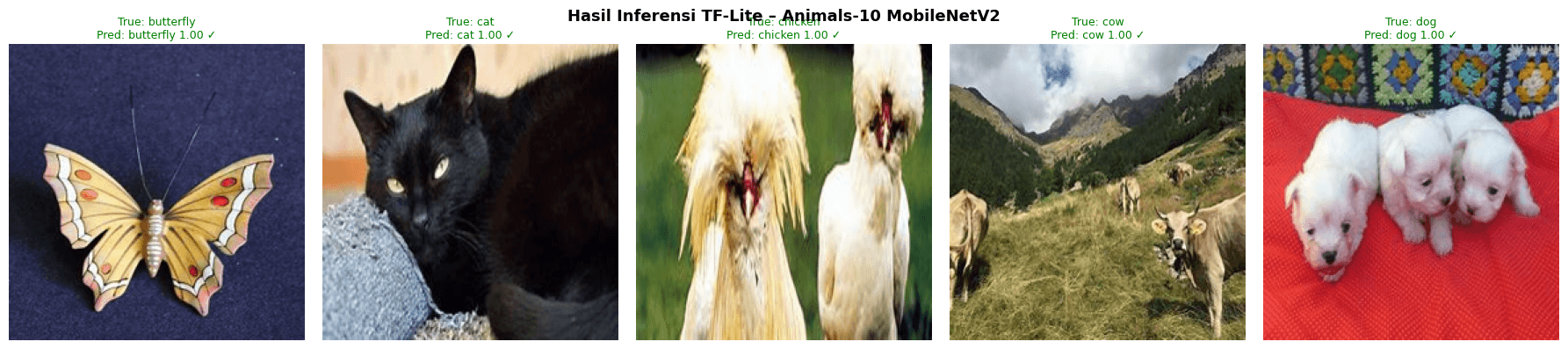 Screenshot of Animals-10 Image Classification